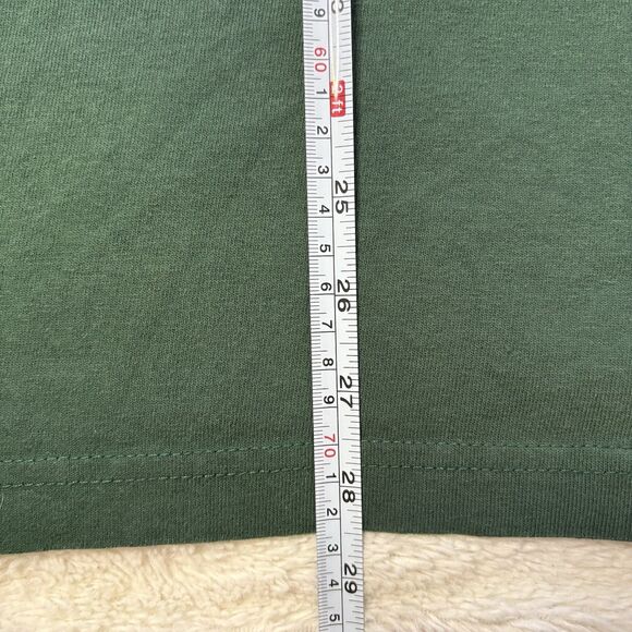 Filson Men's T-Shirt Lumberjack Graphic Print Green XL Crew Neck Made In USA - Picture 6 of 6